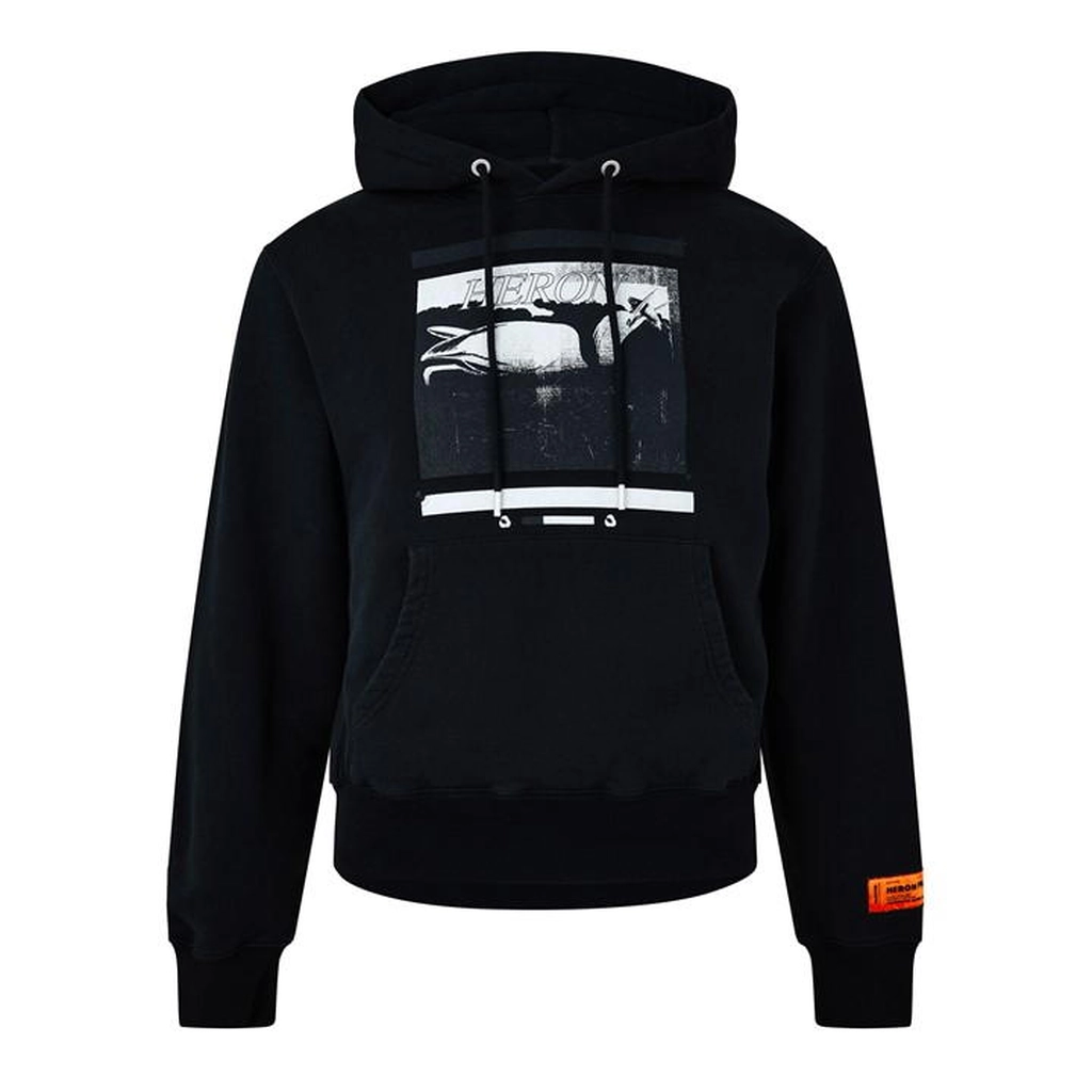 Heron Preston Misprinted Hoodie - Black